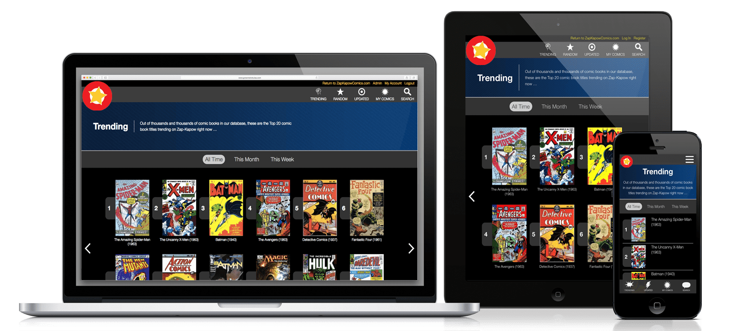 Zap-Kapow Comics Price Guide and Collection Management
