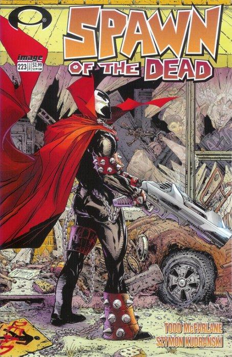 Spawn (1992) No. 223 Walking Dead Homage Cover