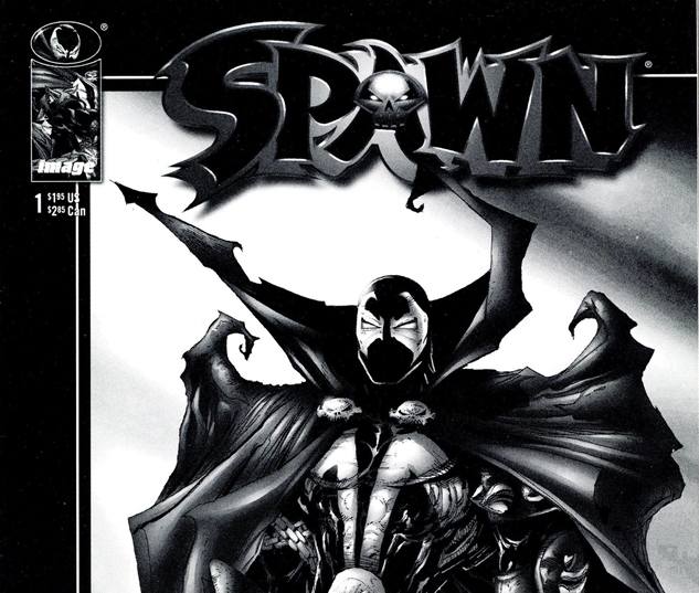 Spawn (1992) No. 1 Black and White Cover